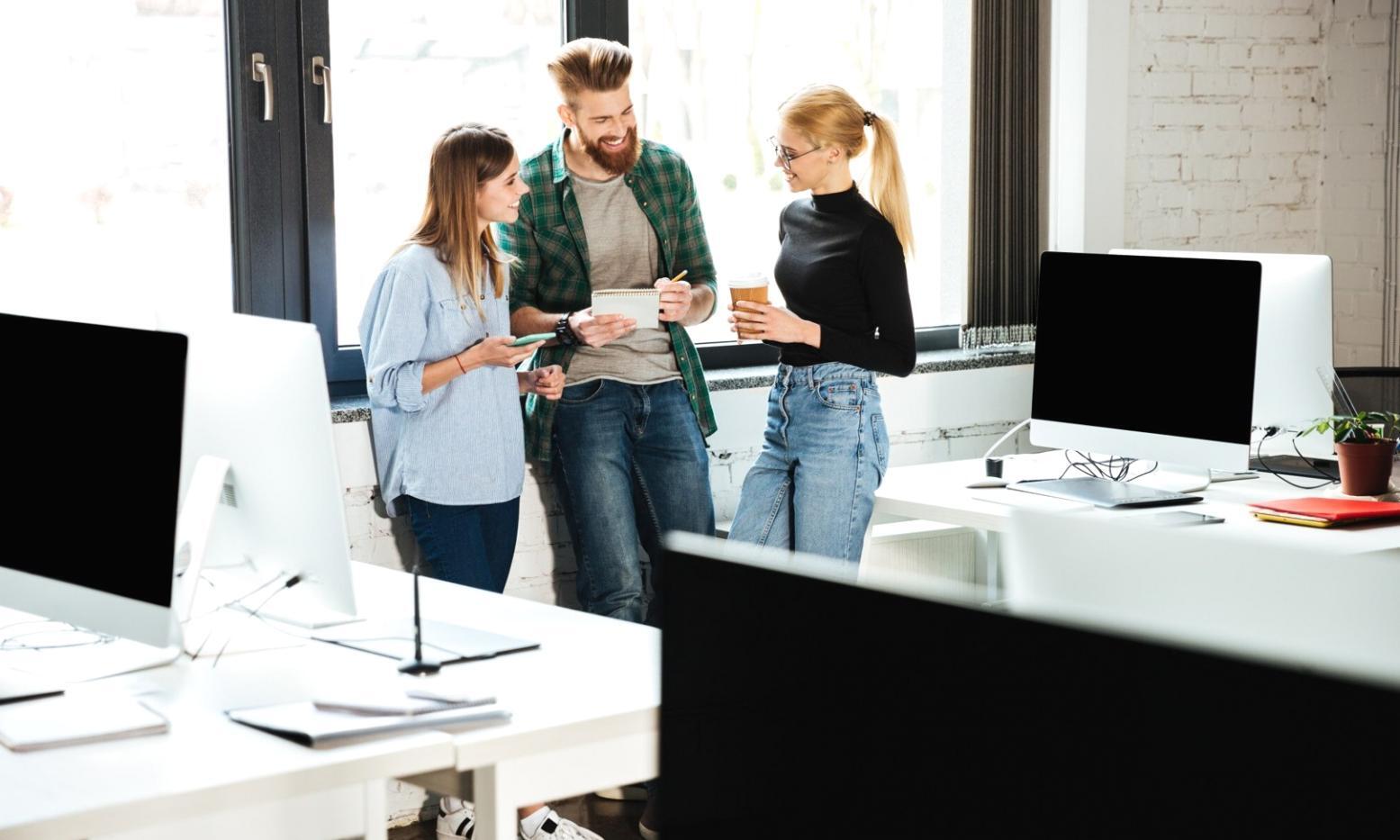 Early workspace setup showing the beginning stages of venture collaboration